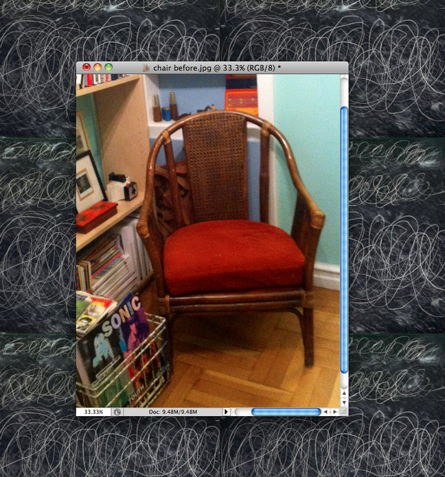 Crafternoon: Old Chair Is Sorta New