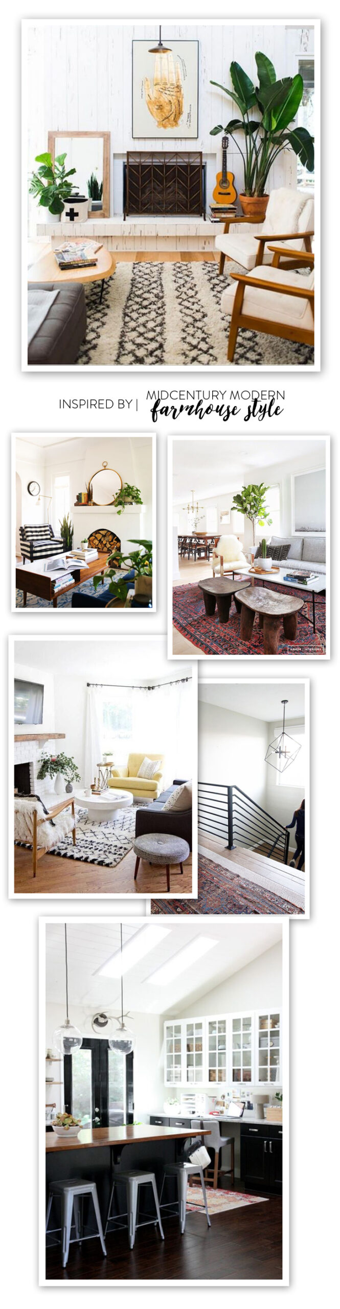 Inspiration | Midcentury Modern Farmhouse