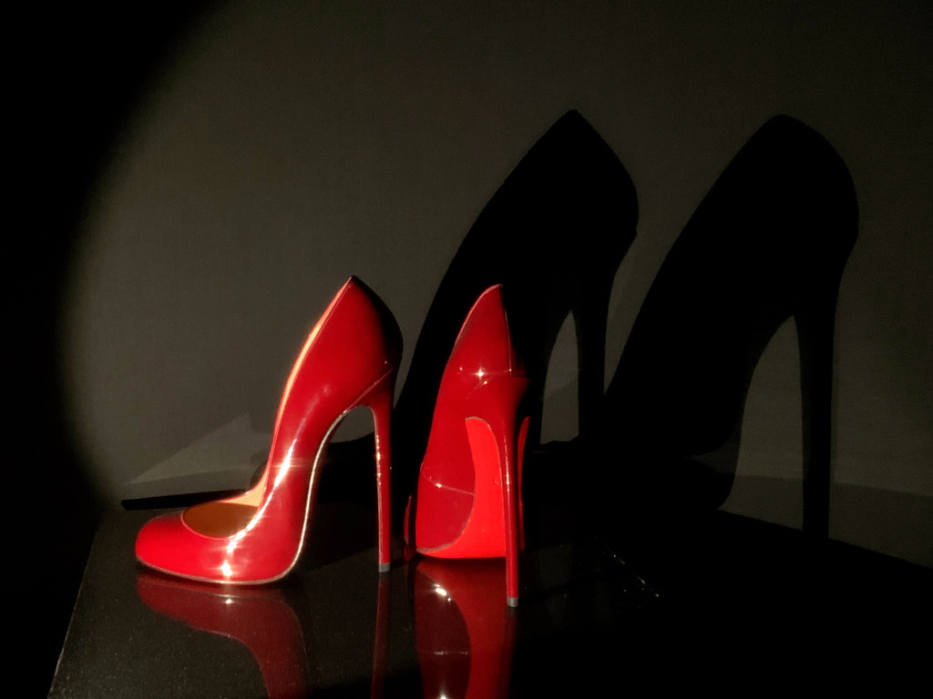 Christian Louboutin – Red Bettie Page Shoes.