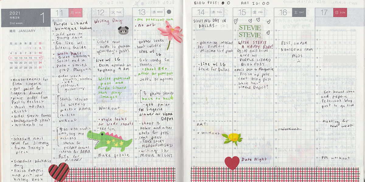 How I Use my Hobonichi Planner