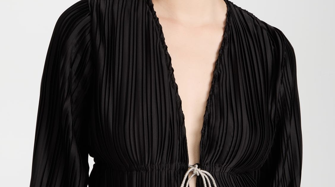 This Tie-Front Top Is Perfect for a Holiday Party